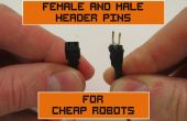 Pins de Rúbrica femenina y masculina para Robots baratos