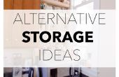 9 Ideas de almacenamiento alternativo