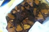 Brownies de chocolate cereza