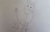 Dibujo de un burro en 2 minutos (y 3 pasos)