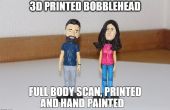 3D impreso Cabezón - cuerpo completo escaneado de alta resolución y de la mano pintan