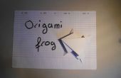 Rana que salta origami