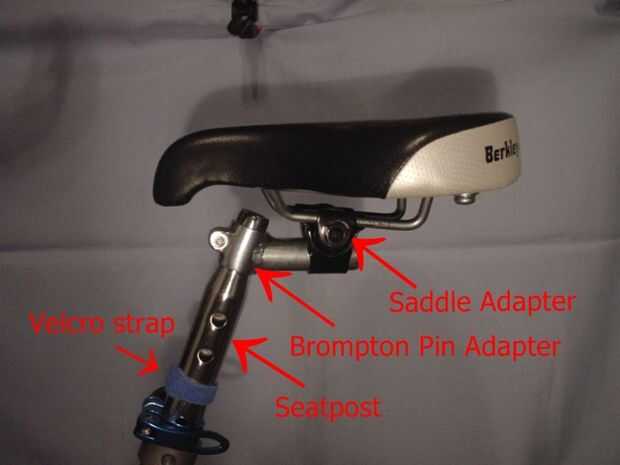 brompton saddle adapter pin