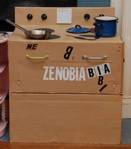 estufas de carton para niñas