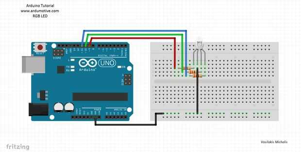 C Mo Utilizar Un Led Rgb Arduino Tutorial Paso El Circuito Askix Com