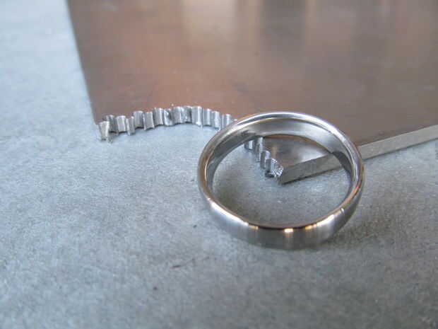 Anillo De Titanio Plateado Estirado Eamti 468 Mm Anillo De Anillo De Titanio Plateado Estirado Eamti 468 Mm Anillo De