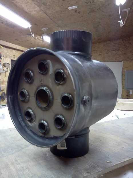 Intercambiador de calor de la estufa de leña / Paso 7: Instalar