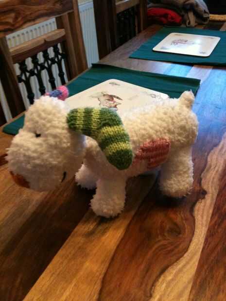 Juguete Tejer patrón el muñeco de nieve/'s Snowdog