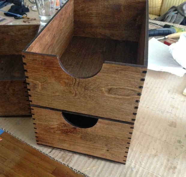 cajas apilables madera