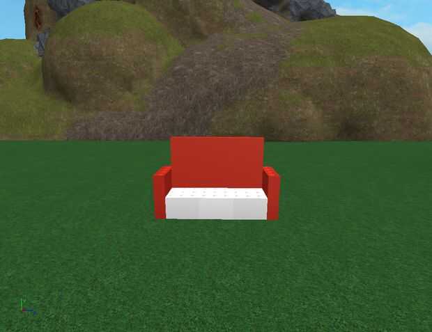 Cómo hacer un sofá ROBLOX! / Paso 4: La parte posterior - askix.com