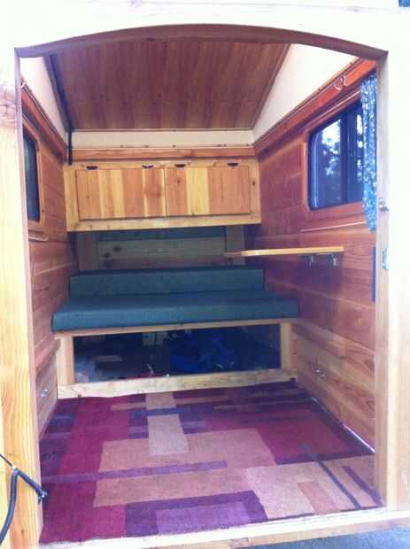 Camper de madera hecho a sí mismo (Kleine Cabine) - askix.com