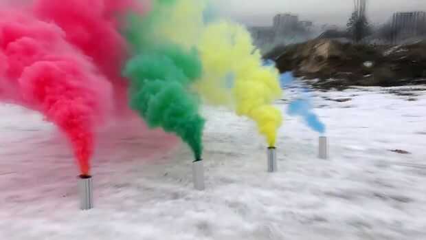 Hacer bombas de humo de colores diferentes - askix.com