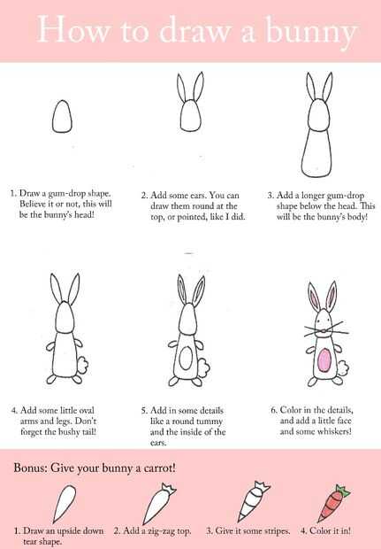 Featured image of post View 15 Niños Facil Paso Como Dibujar Un Conejo