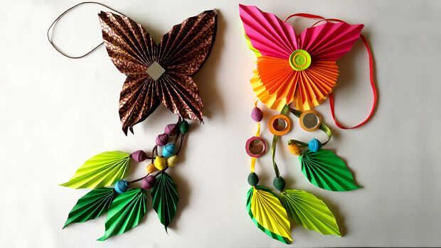Diy Cómo Hacer Origami Papel Mariposa Dangler El Arte Del