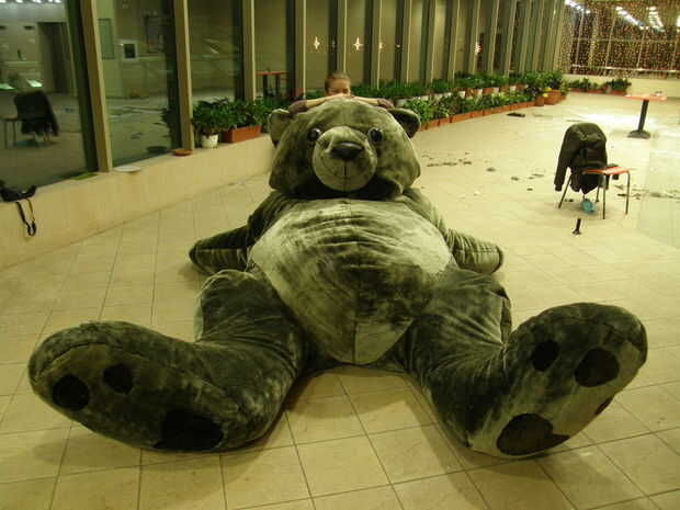 oso de peluche de 3 metros