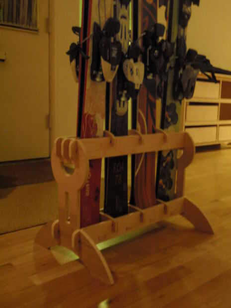Soporte de almacenamiento de esquí Router CNC - askix.com