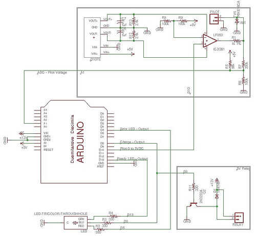 Estación de carga J1772 Arduino EV - askix.com wiring diagram 7 2 volt ev 