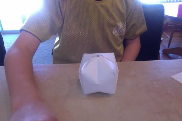 Globo Inflable De Origami Paso 12 Hecho Askixcom