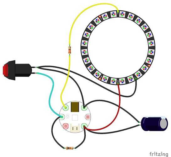 Una lmpara de LED Multicolor / Paso 2: El circuito electrnico - askix.com