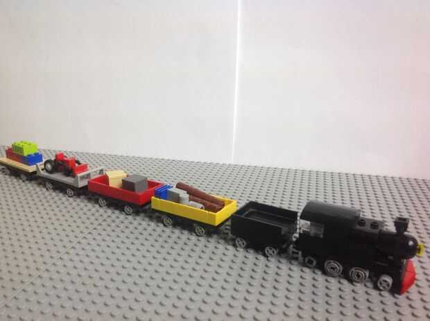 tren de vapor lego