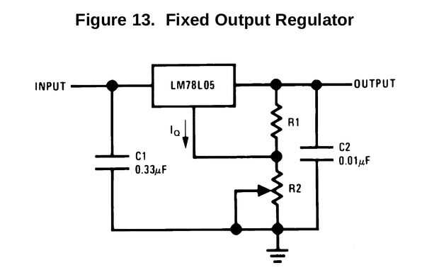 Lm78l05 datasheet схема включения