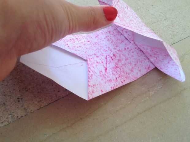 Diy Origami Corazón Caja Secreto Mensaje Fácil Paso 9