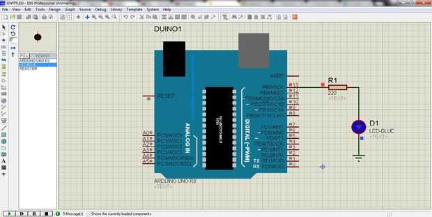 Cómo Simular Arduino En Proteus / Paso 4: (Paso 2) Proteus Simulación ...