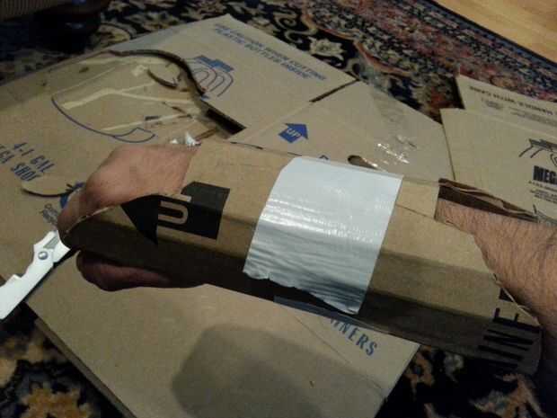 muñeca carton
