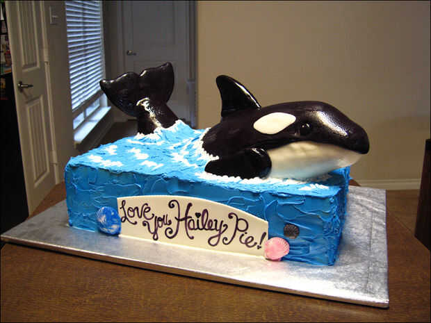 Torta ballena asesina (Orca) 