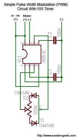 Simple (y sucio) pulso ancho de modulación (PWM) con ... box mod pwm wiring diagram 