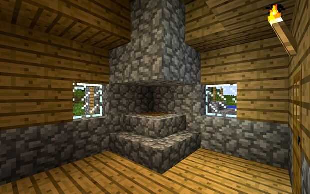 Cómo hacer una chimenea que no quema tu casa en Minecraft ...