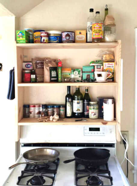 ¡ DIY! Sobre el estante de la cocina - askix.com