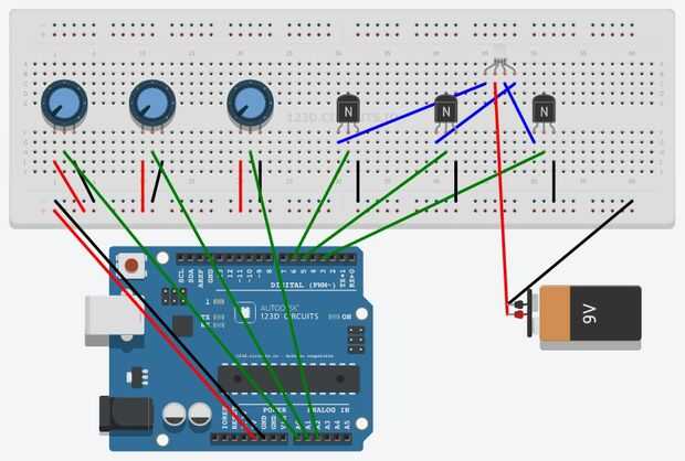 Controladora de tira de LED RGB de Arduino / Paso 2: El esquema - askix.com