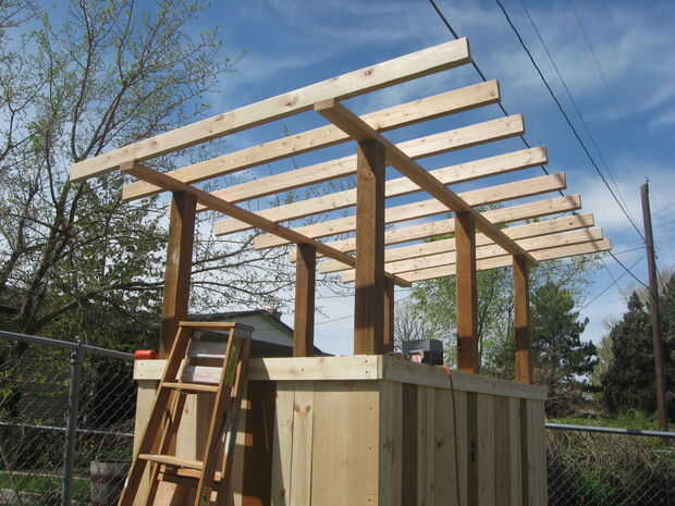 Patio trasero fuerte / Paso 7: techo - askix.com