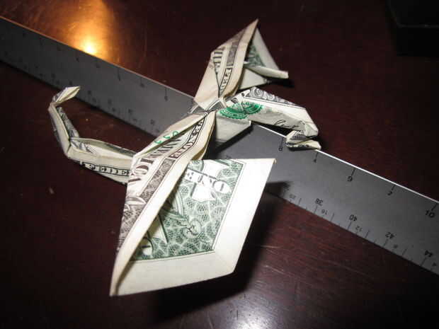 Dragón De Origami Dollar Bill Askixcom